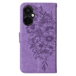 For OnePlus Nord CE 3 Lite 5G / Nord N30 5G Wallet Case with Wrist Strap Butterfly Imprint Leather Phone Cover