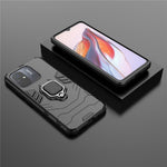 For Xiaomi Poco C55 4G / Redmi 11A 4G / 12C 4G Ring Holder Kickstand Phone Case TPU+PC Cover
