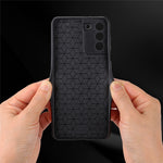 AZNS For Samsung Galaxy S21 5G / 4G Imprinted Leather Coated TPU Phone Case Protective Phone Cover