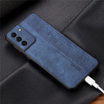 AZNS For Samsung Galaxy S21 5G / 4G Imprinted Leather Coated TPU Phone Case Protective Phone Cover