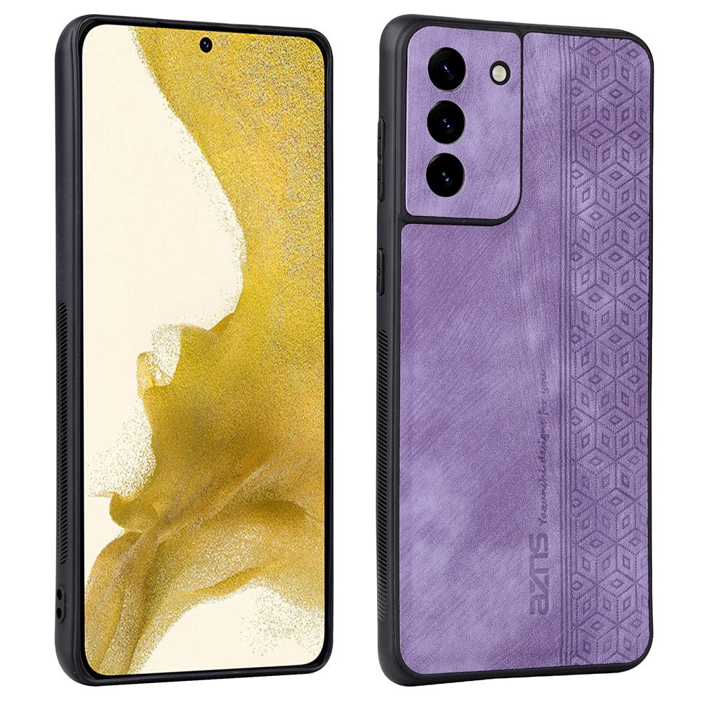 AZNS For Samsung Galaxy S21 5G / 4G Imprinted Leather Coated TPU Phone Case Protective Phone Cover
