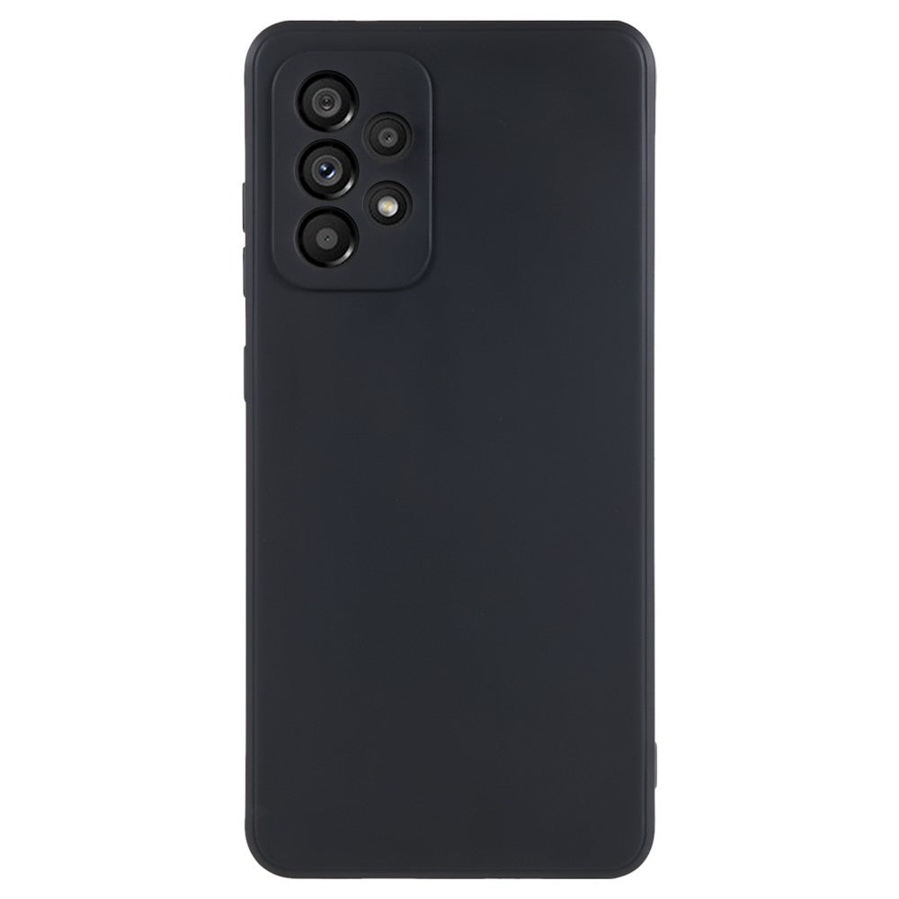 Til Samsung Galaxy A52 5G Lige Kant TPU Telefoncover Præcis Udskæring til Linse Anti-fald Cover