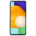 Til Samsung Galaxy A52 5G Lige Kant TPU Telefoncover Præcis Udskæring til Linse Anti-fald Cover