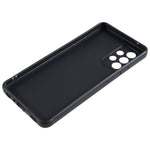 Til Samsung Galaxy A52 5G Lige Kant TPU Telefoncover Præcis Udskæring til Linse Anti-fald Cover