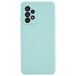 Til Samsung Galaxy A52 5G Lige Kant TPU Telefoncover Præcis Udskæring til Linse Anti-fald Cover
