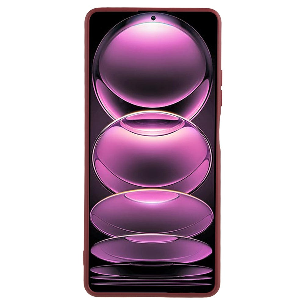 Xiaomi Redmi Note 12 Pro 5G Reptåligt TPU-skal Fiberfoder Gummerat Skyddande mobilfodral