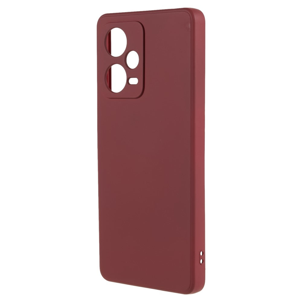 Xiaomi Redmi Note 12 Pro 5G Reptåligt TPU-skal Fiberfoder Gummerat Skyddande mobilfodral