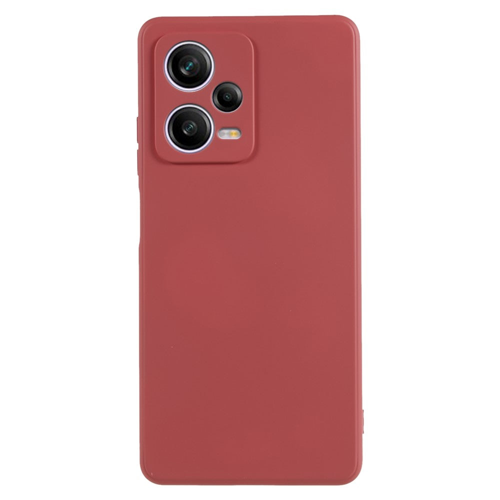 Xiaomi Redmi Note 12 Pro 5G Reptåligt TPU-skal Fiberfoder Gummerat Skyddande mobilfodral