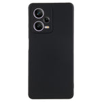 Xiaomi Redmi Note 12 Pro 5G Reptåligt TPU-skal Fiberfoder Gummerat Skyddande mobilfodral