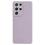 For Samsung Galaxy S21 Ultra 5G TPU Phone Case Fiber Lining Rubberized Cell Phone Cover