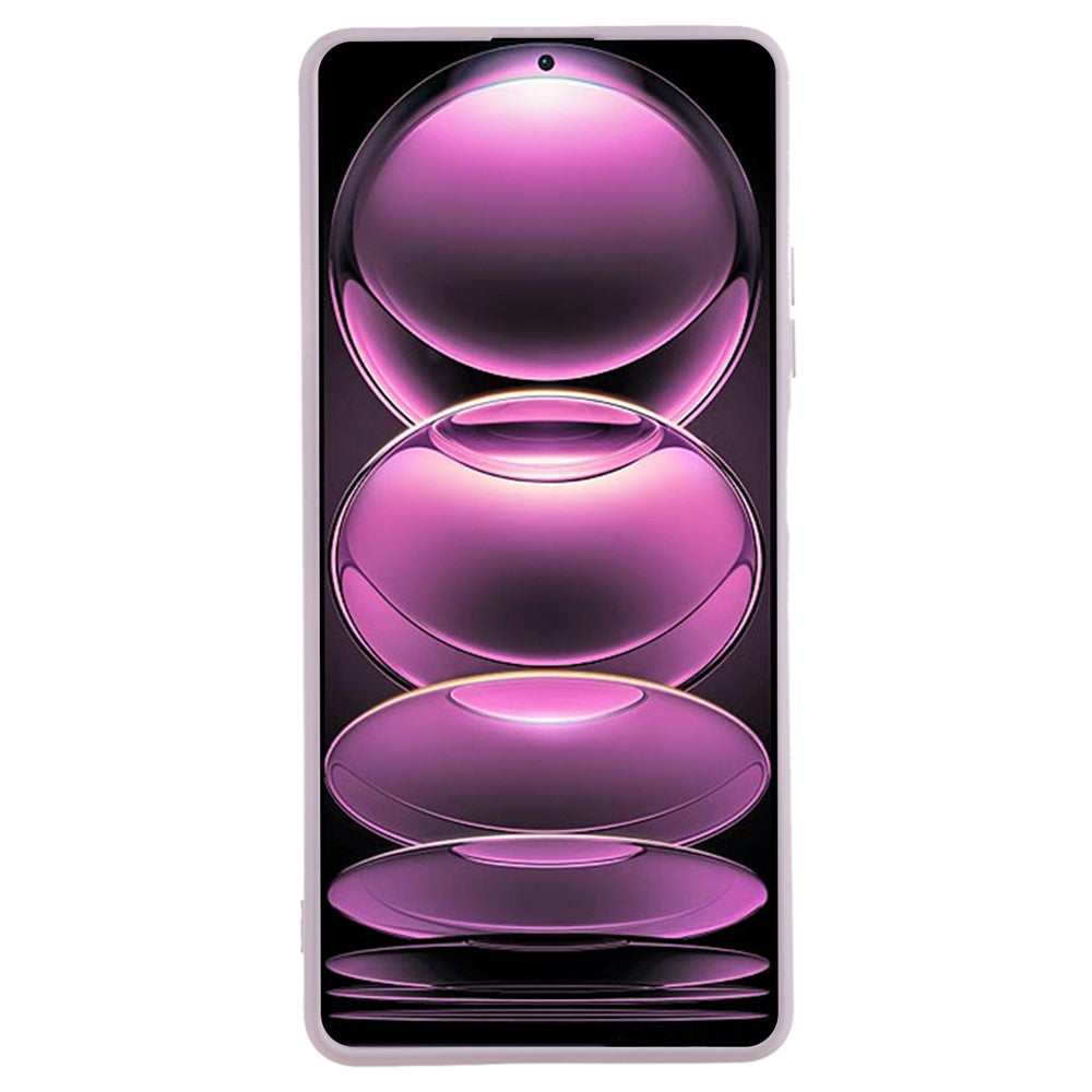 TPU Phone Cover for Xiaomi Redmi Note 12 Pro+ 5G Slim Case Fiber Lining Rubberized Cell Phone Case