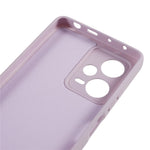 TPU Phone Cover for Xiaomi Redmi Note 12 Pro+ 5G Slim Case Fiber Lining Rubberized Cell Phone Case