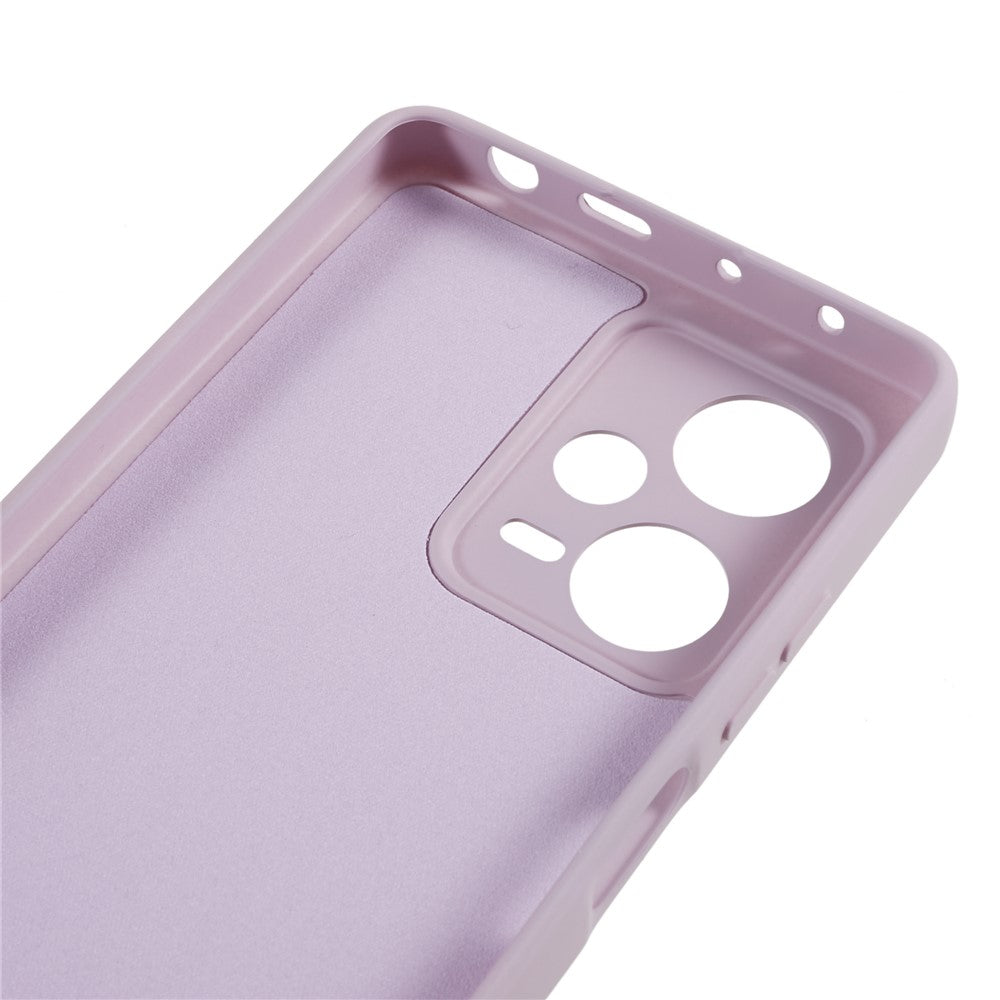 TPU Phone Cover for Xiaomi Redmi Note 12 Pro+ 5G Slim Case Fiber Lining Rubberized Cell Phone Case