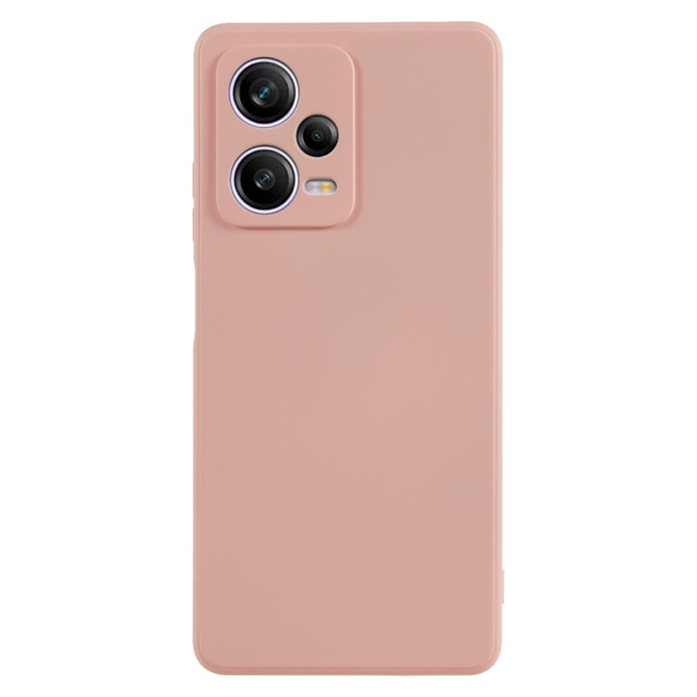 TPU Phone Cover for Xiaomi Redmi Note 12 Pro+ 5G Slim Case Fiber Lining Rubberized Cell Phone Case