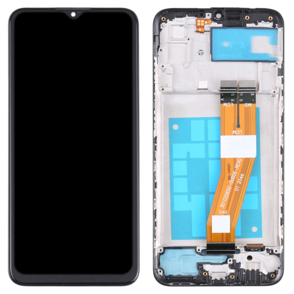 For Samsung Galaxy A03 (164.2mm) A035 OEM Grade S LCD Screen and Digitizer Assembly + Frame Part (without Logo)