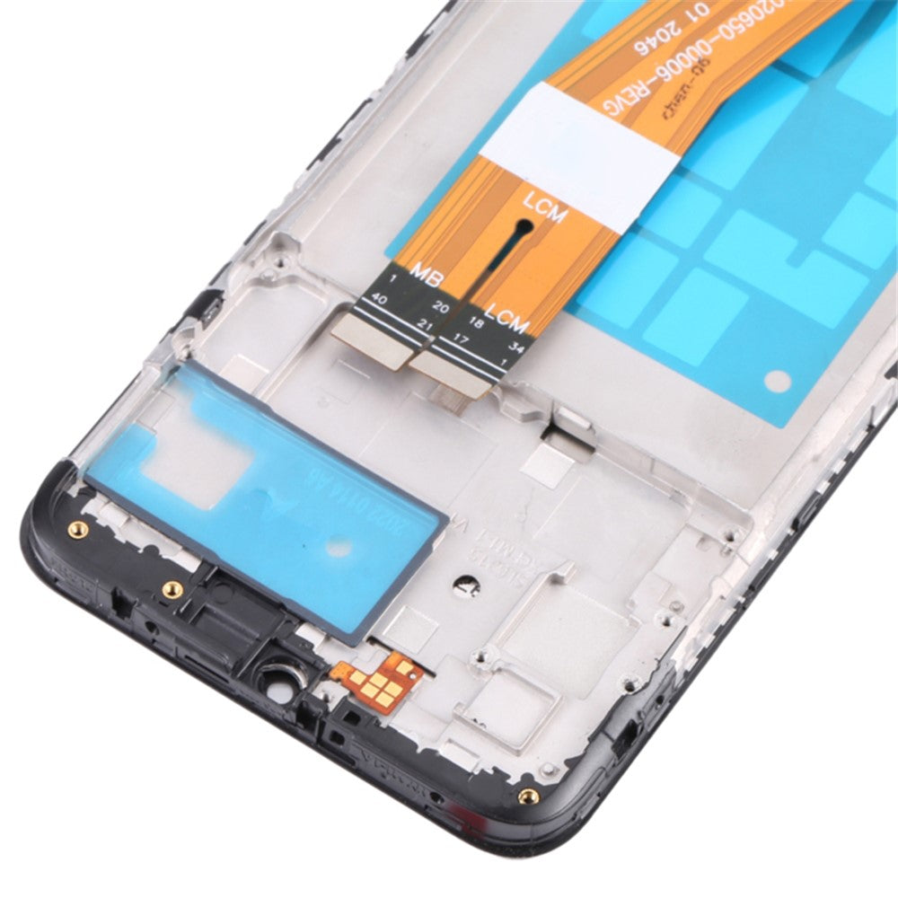 For Samsung Galaxy A03 (164.2mm) A035 OEM Grade S LCD Screen and Digitizer Assembly + Frame Part (without Logo)