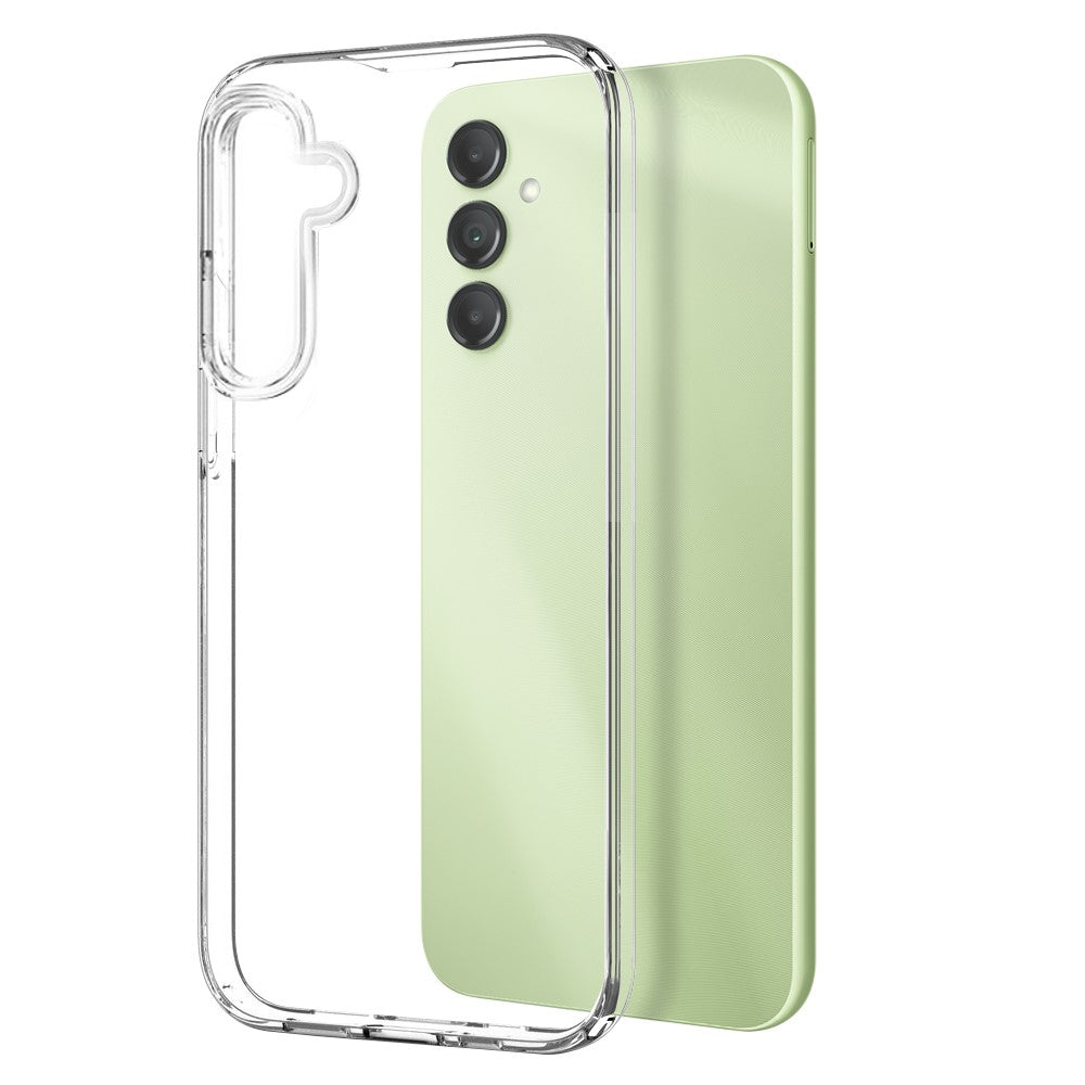 NORTHJO fleksibelt TPU-mobilcover med hærdet glasfilm til Samsung Galaxy A14 4G / 5G