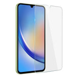 NORTHJO til Samsung Galaxy A34 5G Klart Blødt TPU Telefoncover med Hærdet Glasfilm