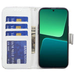 For Xiaomi 13 Lite / Civi 2 5G Pattern Printing Phone Cover PU Leather Stand Wallet Case with Strap