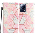 For Xiaomi 13 Lite / Civi 2 5G Pattern Printing Phone Cover PU Leather Stand Wallet Case with Strap