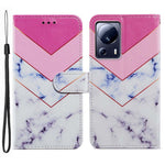 For Xiaomi 13 Lite / Civi 2 5G Pattern Printing Phone Cover PU Leather Stand Wallet Case with Strap
