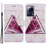 For Xiaomi 13 Lite / Civi 2 5G Pattern Printing Phone Cover PU Leather Stand Wallet Case with Strap