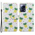 For Xiaomi 13 Lite / Civi 2 5G Pattern Printing Phone Cover PU Leather Stand Wallet Case with Strap