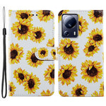 For Xiaomi 13 Lite / Civi 2 5G Pattern Printing Phone Cover PU Leather Stand Wallet Case with Strap