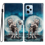 Xiaomi Redmi Note 12 Pro 5G / Note 12 Pro Speed 5G / Poco X5 Pro 5G Mönstertryck mobilfodral i läder Stativ mobilplånbok med rem