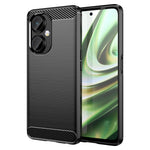 For OnePlus Nord CE 3 Lite 5G / Nord N30 5G Carbon Fiber Texture Brushed Phone Case Soft TPU Anti-drop Back Cover