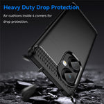 For OnePlus Nord CE 3 Lite 5G / Nord N30 5G Carbon Fiber Texture Brushed Phone Case Soft TPU Anti-drop Back Cover