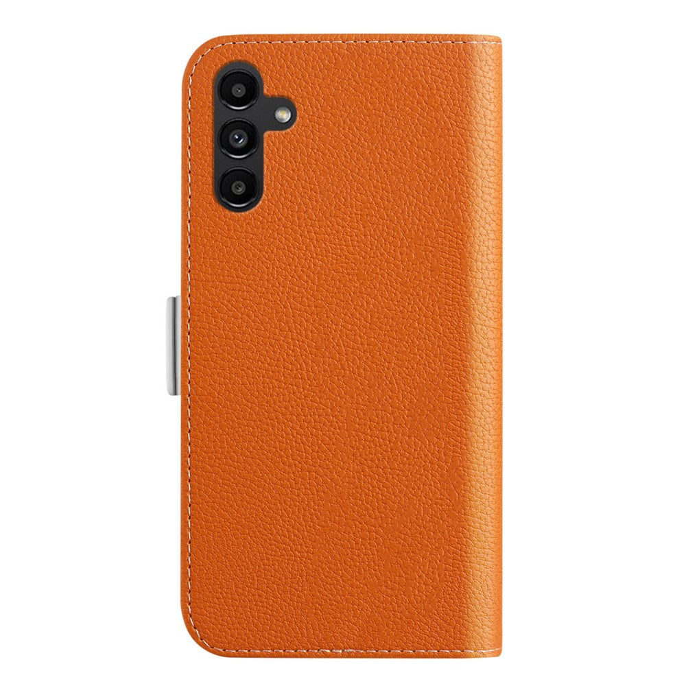 Litchi Tekstur Pung Telefoncover til Samsung Galaxy A54 5G, Candy Color PU Læder Stand Etui