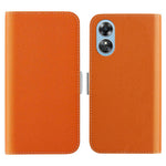 For Oppo A17k 4G / A17 4G Wallet Phone Cover Litchi Texture Candy Color PU Leather Case with Stand Function