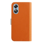 For Oppo A17k 4G / A17 4G Wallet Phone Cover Litchi Texture Candy Color PU Leather Case with Stand Function