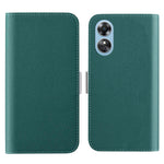 For Oppo A17k 4G / A17 4G Wallet Phone Cover Litchi Texture Candy Color PU Leather Case with Stand Function