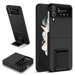 Flip Phone Case for Samsung Galaxy Z Flip4 5G Shockproof Case Hard PC Phone Cover with Kickstand