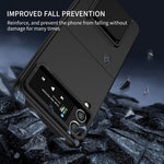 Flip Phone Case for Samsung Galaxy Z Flip4 5G Shockproof Case Hard PC Phone Cover with Kickstand