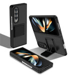 For Samsung Galaxy Z Fold4 5G Case Anti-Scratch Phone Cover Hard PC Case with Kickstand
