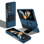 For Samsung Galaxy Z Fold4 5G Case Anti-Scratch Phone Cover Hard PC Case with Kickstand