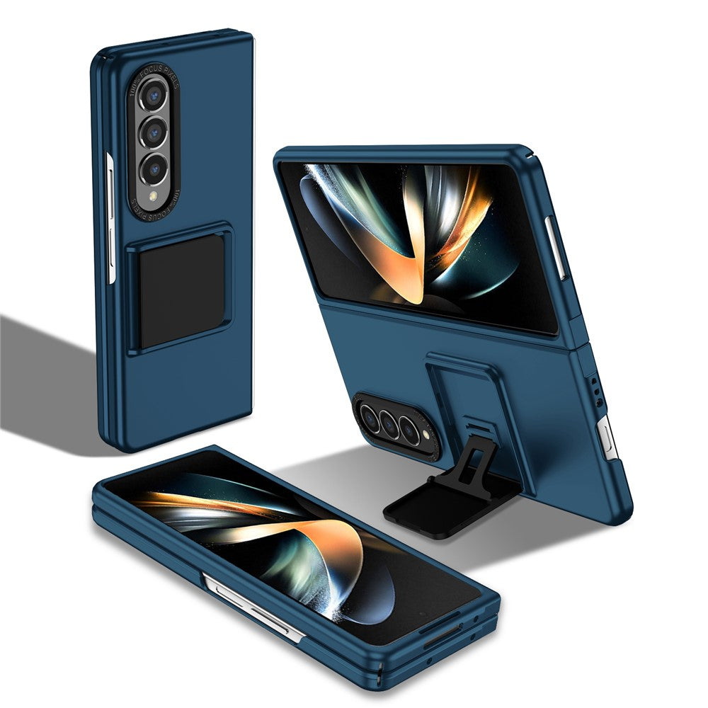 For Samsung Galaxy Z Fold4 5G Case Anti-Scratch Phone Cover Hard PC Case with Kickstand