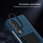 Protective Case for Samsung Galaxy Z Fold3 5G Hard PC Case Anti-Scratch Phone Cover with Kickstand