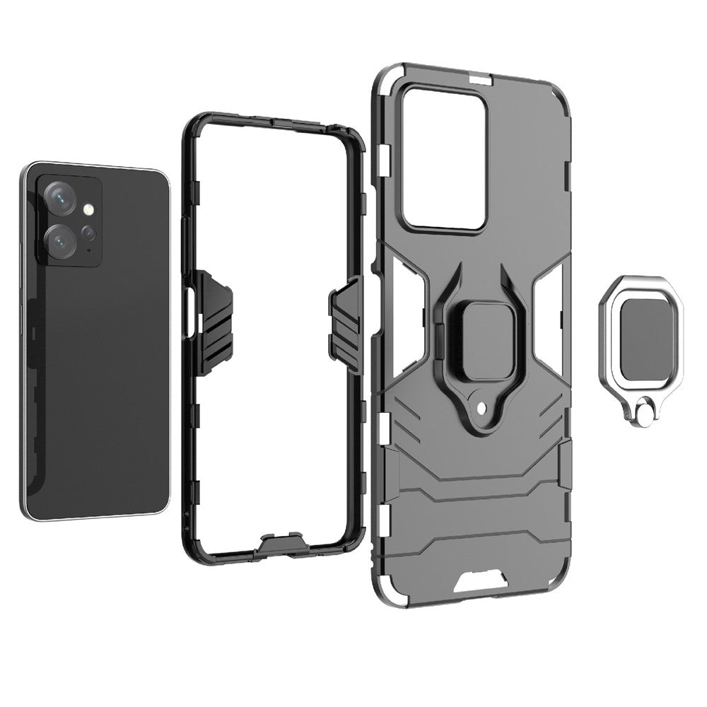 Xiaomi Redmi Note 12 4G TPU+PC mobilskal Ringhållare Stöd mobilskal