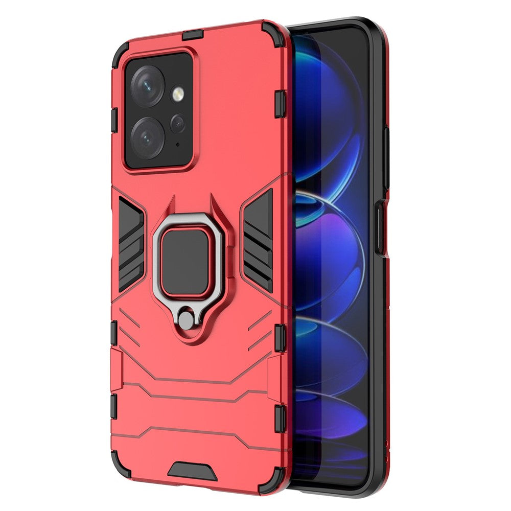 Xiaomi Redmi Note 12 4G TPU+PC mobilskal Ringhållare Stöd mobilskal