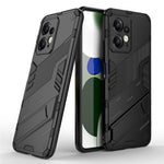 For Xiaomi Redmi Note 12 4G Anti-Scratch Phone Case Kickstand TPU+PC Protective Cover