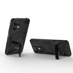 For Xiaomi Redmi Note 12 4G Anti-Scratch Phone Case Kickstand TPU+PC Protective Cover
