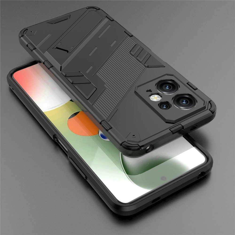 For Xiaomi Redmi Note 12 4G Anti-Scratch Phone Case Kickstand TPU+PC Protective Cover