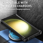 Samsung Galaxy S23 Ultra Ringhållare Stöd Mobilskal PC+TPU Magnetiskt Mobilskal