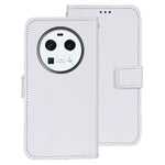 IDEWEI För Oppo Find X6 PU-läderplånboksfodral Crazy Horse Texture Stand Magnetiskt mobilskal