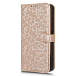 For Xiaomi Redmi Note 12 4G Phone Case Dot Pattern Imprinted PU Leather Cover with Stand Wallet