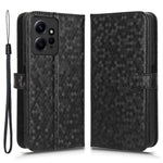 For Xiaomi Redmi Note 12 4G Phone Case Dot Pattern Imprinted PU Leather Cover with Stand Wallet